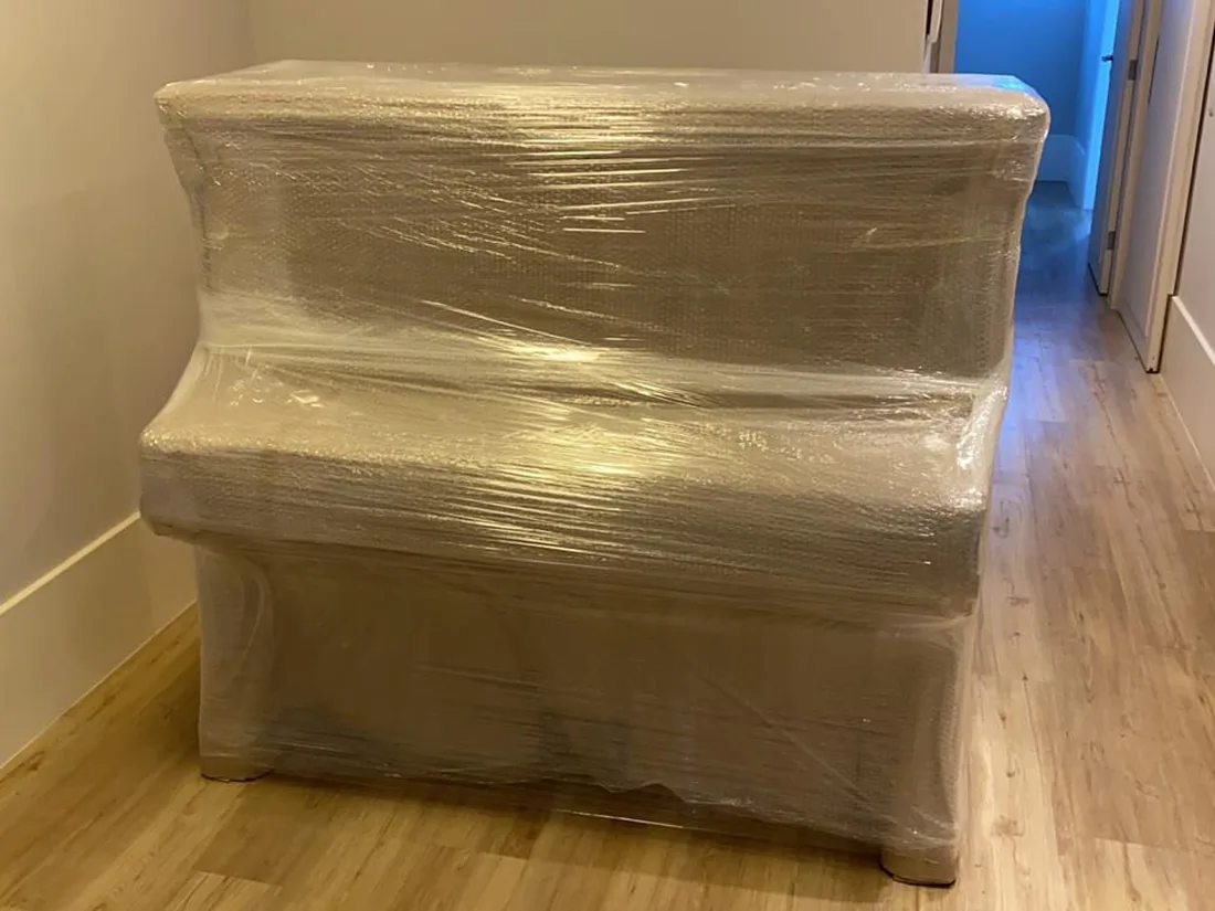 Banco protegido para transporte
